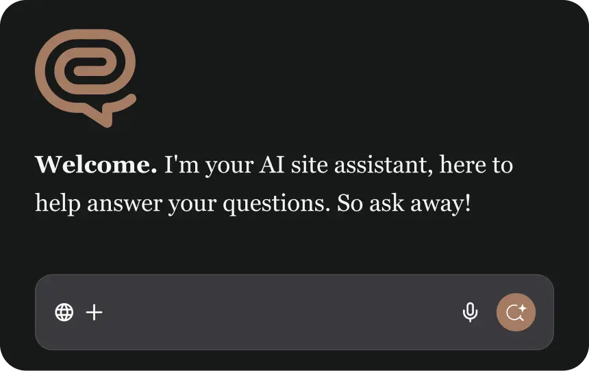 Example Lupo chat widget with custom blue branding