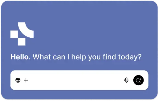 Example Lupo chat widget with a dark theme and custom branded logo